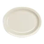 image of Steelite HL26000 - Oval China Platter 11-3/8" x 9" Homer Ivory, Narrow Rim, Undecorated - 1 Dozen