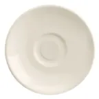 image of Steelite HL2821 - Boston Saucer, 6" Round Porcelain, Green Band, Dishwasher/Oven Safe - 36/Case