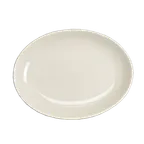 image of Steelite HL31300 - Oval China Platter 11-1/2" x 8-5/8", Rolled Edge, Homer Empire Design - 1 Dozen