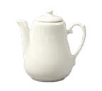 image of Steelite HL3648000 - 17 oz Homer Seville China Coffee Pot with Lid, 13-17 oz, Body & Cover - 1 Dozen