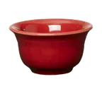 image of Steelite HL450326 - 6.75 Oz Scarlet Bouillon Cup, 4.0" x 2.25" China, Oven Safe to 425°F - 1 Dozen