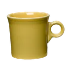 image of Steelite HL453320 - 10.25 oz China Mug, Fiesta Sunflower, 3.5" Cube, Oven Safe 425°F - 1 Dozen