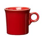 image of Steelite HL453326 China Mug, 10.25 Oz Scarlet Fiesta, 3.5" x 3.5" x 3.5" Oven Safe 425°F - 1 Dozen