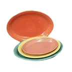 image of Steelite HL456326 - Oval Scarlet China Platter, 9.625" x 6.75" x 1.25", Oven Safe 425°F, - 1 Dozen