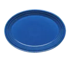 image of Steelite HL456337 - Oval China Platter, 9.625" x 6.75" x 1.25", Lapis, Oven Safe 425°F - 1 Dozen