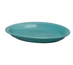 image of Steelite HL458107 Oval China Platter 13.625" x 9.5" x 1.75" Turquoise Oven Safe 425°F - 1 Dozen