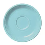 image of Steelite HL470349 - 5.875" x 0.875" Round Fiesta Sky China Saucer Dishwasher/Oven Safe 425°F 1 Dozen
