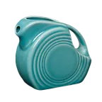 image of Steelite HL475107 - Turquoise Disc Pitcher, 5.0 oz, 3.375" x 1.75" x 3.25" China Oven 425°F - 4/Case