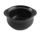 image of Steelite HL4770BFCA Onion Soup Crock, 8 Oz (5.0" x 4.375" x 2.25"), China, Oven Safe 500°F - 1 Dozen