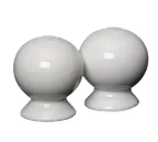 image of Steelite HL497100 Salt Pepper Shaker Set, 3.0 Oz 2"x2.25"x2.63" White China Oven Safe 425°F - 4/Case