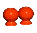 image of Steelite HL497338 - Fiesta Poppy Salt Pepper Set, 3.0 oz, 2.25" x 2.625", China, Safe 425°F - 4/Case