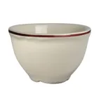 image of Steelite HL5060866 - 7 Oz Maroon Bouillon Cup, 3.875" x 11.75" China, Dishwasher/Oven Safe - 36/Case