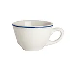 image of Steelite HL50863929 - 7.25 Oz China Cup, 3.75" x 2.5", Styleline Blue, Dishwasher/Oven Safe - 36/Case