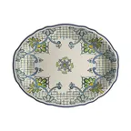 image of Steelite HL52663900 Oval China Platter, 11.75" x 8" Dishwasher/Oven Safe 500°F - 1 Dozen