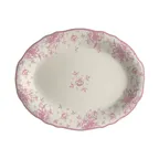 image of Steelite HL52663902 Oval China Platter 11.75" X 8" Dish/Oven Safe to 500°F Scalloped - 1 Dozen