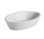 image of Steelite HL5500AWHA - 9 Oz Oval Baking Dish, 6" x 4¼" x 1½" White Hall China, 1 Dozen