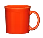image of Steelite HL570338 - 12-oz Fiesta Poppy Mug, 3.5"x3.5"x3.625" China, Oven Safe To 425°F - 1 Dozen