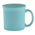image of Steelite HL570349 - 12 Oz Fiesta Sky China Mug, 3.5" x 3.5" x 3.625", Safe 425°F, 1 Dozen