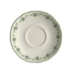 image of Steelite HL58063880 5.625" Round China Saucer, Giselle Green, Dishwasher/Oven Safe 500°F - 36/Case