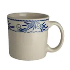 image of Steelite HL58341008 Executive China Mug, 12-13 oz (3.63" Dia.) White/Homer Ivory Blue Mex - 1 Dozen