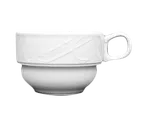 image of Steelite HL6181000 - 7-3/4 Oz Stackable China Cup, 5-7 Oz Capacity, Sold Per Dozen - 1 Dozen