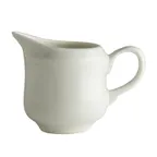 image of Steelite HL6596000 Creamer Pitcher, 4-Ounce, 4-1/4"x2-5/8"x3-1/8", Pristine China Handle - 1 Dozen