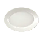 image of Steelite HL9546000 - Oval China Platter 10-3/8" Oblong, Medium Rim, Pristine Finish - 1 Dozen