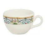 image of Steelite HL99563910 Low Cup China, 8 Oz, 4.375"×3.625"×2.5" Size, Majorca Design - 1 Dozen