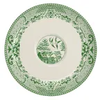 image of Steelite HL99663895 - 6.5" Round Willow Green China Saucer, Premium Dinnerware - 1 Dozen