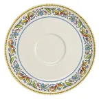 image of Steelite HL99663907 Round China Saucer, 6.5" Diameter, RE & NR Finish, San Pietro Design - 1 Dozen