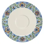image of Steelite HL99663909 - 6.5" Round China Saucer, Cyprus Pattern, RE/NR, - 1 Dozen
