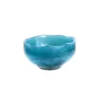 image of Steelite KMK1028MBP - 8 oz Marine Blue Pearl Resin Bowl, Round 4¾" x 2¾", Dishwasher Safe - 6/Case