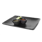 image of Steelite KMK2103ES Tray, 16" L x 13" W x 1½" H, Black Espresso Resin, Dishwasher Safe