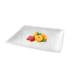 image of Steelite KMK2103SH White Resin Rectangular Tray, 16\" x 13\" x 1-1/2\" Dishwasher‑Safe, Break‑Resistant
