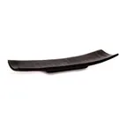 image of Steelite KMK2108ES Espresso Black Resin Rect. Tray, 15" L x 4½" W x 1½" H, DW‑Safe, Break‑Resistant