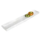 image of Steelite KMK2145SH Gallery Tray, 23-1/2" L x 4" W x 1" H Rectangular White Resin, Dishwasher Safe