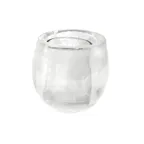 image of Steelite KMK2409ICESH - Resin Shell Candle Holder, 3-1/2" Dia. x 3-1/2" H, Votive/Tealight, - 6/Case