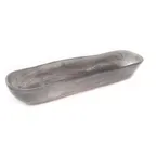 image of Steelite KMK2732GICE - Resin Tray, 22" L x 6" W x 4" H, Grey, Dishwasher Safe, Kenny Mack Wave