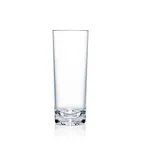 image of Steelite N100030 - 17 Oz Clear PC Beverage Glass, 7-3/8" H × 2-7/8" Dia × 2-1/2" Base - 1 Dozen
