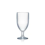 image of Steelite N206123 - 12 oz Clear PC Goblet Glass, H 6-1/2" Ø 3" B 2-3/4", Shatter‑Proof, 1 Dozen