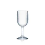 image of Steelite N406803 - Wine Goblet, 8 oz, 6-7/8" H, Clear PC, Hand Finish, Shatterproof - 1 Dozen