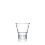 image of Steelite N710053 - Strahl® CapellaStack Rocks, 5 Oz Clear, 3-1/4" H x 2-7/8" W x 1-7/8" B - 1 Dozen