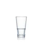 image of Steelite N710103 - CapellaStack 10 oz Hi‑Ball, Clear Polycarbonate, H 5½" M 3¼" T 3¼" B 2¼", - 1 Dozen