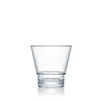 image of Steelite N710123 - 12 oz Clear Polycarbonate Rocks Tumbler, 4" H, 3-7/8" M, 2-1/2" B - 1 Dozen