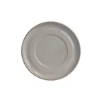 image of Steelite OG10076632 - 6" Dia. x 0.625" H Round Stoneware Saucer, Gembrook White, Off Grid, 1 Dozen