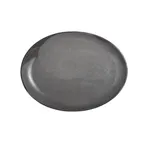 image of Steelite OG10113799 Oval Coupe Platter, 12.75" x 9.5" x 1.5" Stoneware, Gembrook Gray - 6/Pack