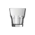 image of Steelite P52705 Old Fashioned Rocks Glass – 9 oz Clear Tempered Glass, H 3‑5/8" Ø 3‑3/8", - 1 Dozen
