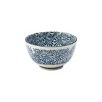 image of Steelite UCT7067 - 17 oz Porcelain Bowl, Blue, 5" Diameter x 3" Height, General Usage, - 1 Dozen