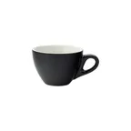 image of Steelite UCT8085 - Mighty Cup 12.25 oz Porcelain Black 5.5" x 4.25" x 3" Non-Stackable - 1 Dozen