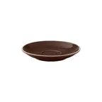image of Steelite UCT8133 - Round Porcelain Saucer 5.5" x 5.5", Brown Utopia Barista, 1 Dozen